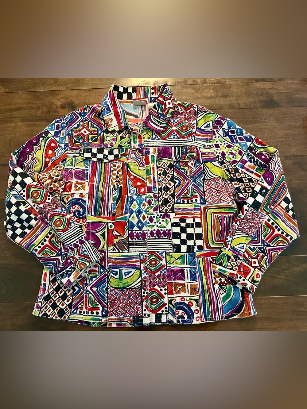 🌟 Chico's Multicolor Layering Jacket